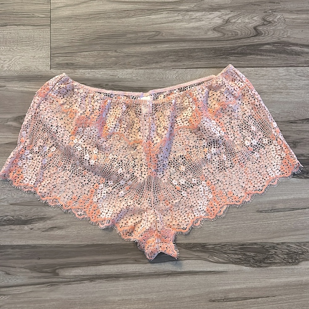 Victoria's Secret Sequin Lace Trim Shorts